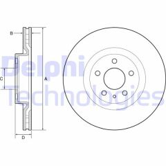 ON FREN DISKI FIAT 500L 12 284x22x44