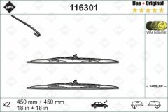 SİLECEK SWF 45 45cm SPOİLERLİ ASTRA F-CORSA B CLIO FAVORİT VITARA