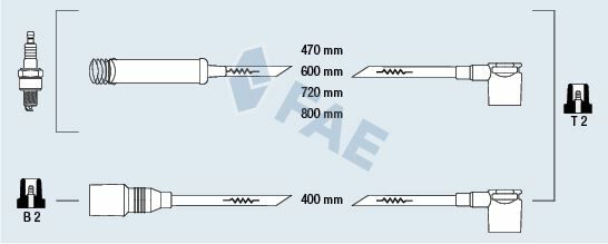 BUJİ KABLOSU ASCONA C-KADETT-VECTRA A 1.6 8V 81-91