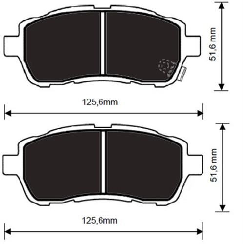 ÖN BALATA FIESTA VI 1.4-1.4TDCİ 1.6 TDCI 08 SWIFT 10 JUSTY 07 MAZDA II 07 SIRION 08