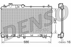RADİATOR. ENGİNE COOLİNG SUBARU IMPREZA 07-