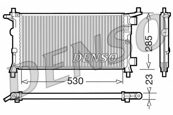 RADYATÖR CORSA B 1.0I 12V-1.2I 16V KLİMASIZ MEK 530x285x26
