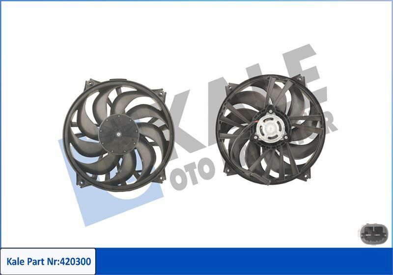 FAN MOTORU DAVLUMBAZLI PARTNER 02 BERLINGO 02 XSARA 00 307 00 350W-385mm