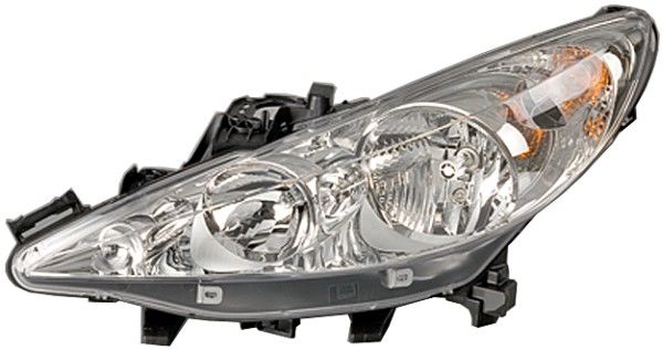 SAĞ FAR BEYAZ PEUGEOT P207 07 15 ELEKTRİKLİ H7 H1 MOTORLU