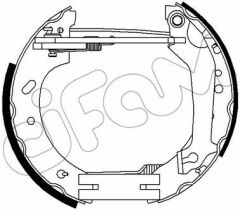 HIZLI TAMİR KİTİ PAPUÇ FREN SİLİNDİRİ YAYLAR FORD LCV / FORD EUROPE 3;1.8 D / ESCORT VII GAL.AAL.A