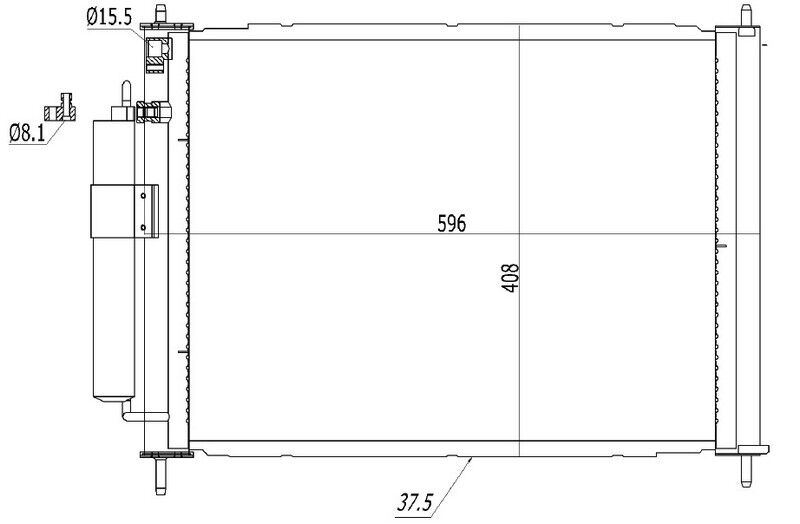 KLİMA KONDENSERİ NISSAN MİCRA 1.2-1.4 16V 02-10 RADYATÖR-KLİMA BİRLEŞİK OTO.-MEK.
