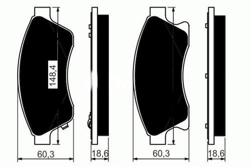 ÖN BALATA 15 INC ASTRA J 1.3 CDTI-1.4-1.4 TURBO-1.6 1.7 CDTİ 2.0CDTİ 10 AVEO 11 CRUZE 11