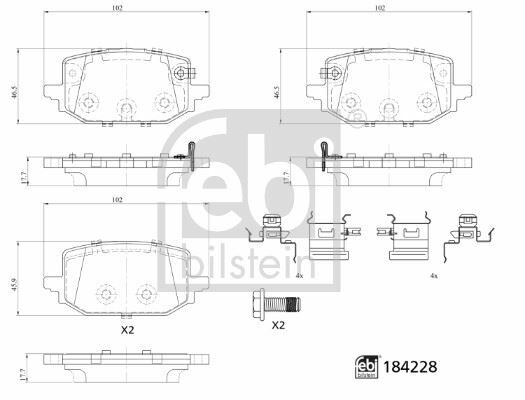 FREN BALATASI ARKA RENAULT AUSTRAL 23 NISSAN QASHQAI J12 21