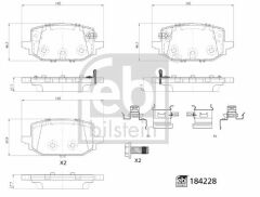 FREN BALATASI ARKA RENAULT AUSTRAL 23 NISSAN QASHQAI J12 21