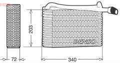 EVAPORATOR. AİR CONDİTİONİNG AUDI A4 8D. B5 94-01