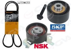EKSANTRİK GERGİ KİTİ 153x254 P206-307-406-407-807-C4-C5-C8-JUMPY-XSARA 1.8 16V-2.0 16V K015528XS