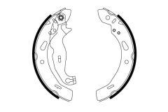 ARKA PABUÇ BALATA FIESTA VI 1.25-1.4-1.6TDCİ 08 MAZDA 2 1.3 1.4 1.5 1.6MZR 08 200x32