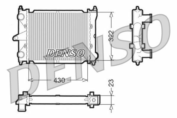 RADİATOR. ENGİNE COOLİNG VW POLO 6N1 94-99
