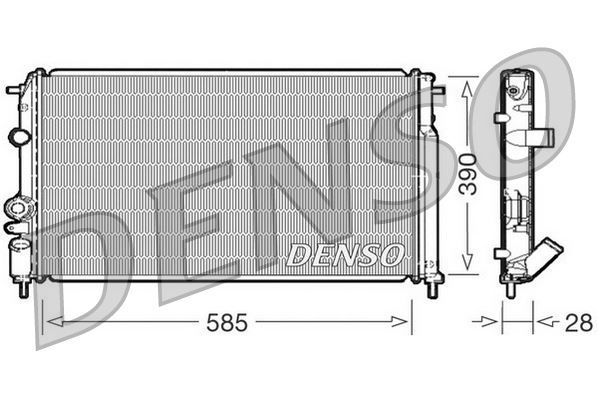 RADİATOR. ENGİNE COOLİNG RENAULT MEGANE I 96-03