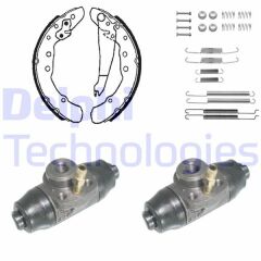 FREN PABUÇ KİTİ ARKA AUDI 80; VW GOLF 07/92