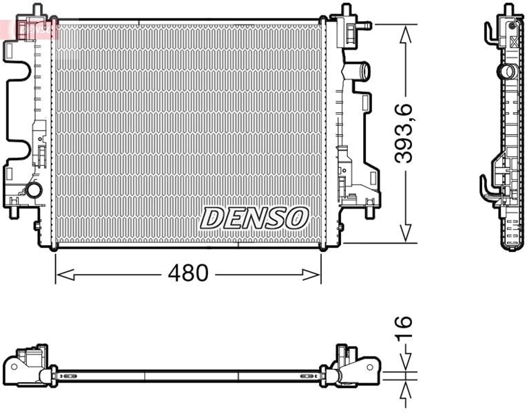 RADİATOR. ENGİNE COOLİNG RENAULT TWINGO III 14-