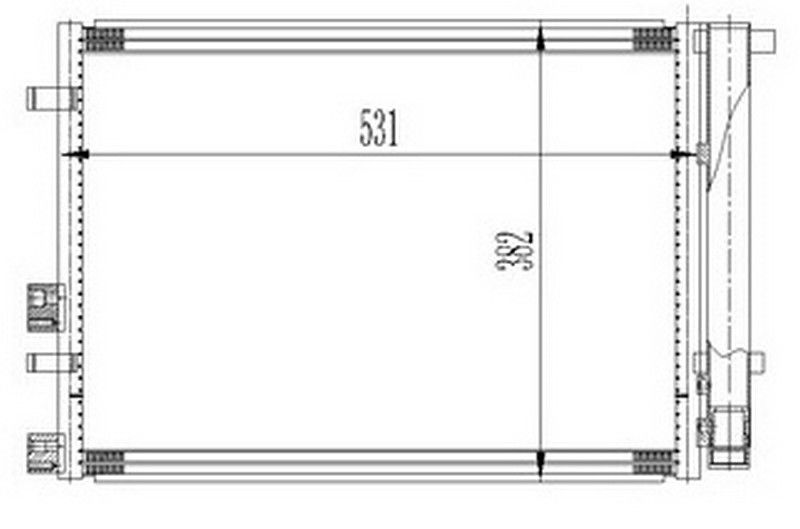 KLİMA KONDENSERİ HYUNDAI İ20 1.2İ 16V-1.4İ 16V-1.6İ 16V 09 OTO.-MEK.