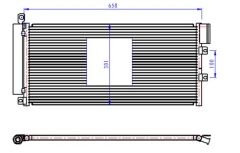 KLİMA KONDENSERİ LINEA 1.3 JTD 660x305x12