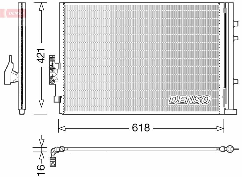 CONDENSER. AİR CONDİTİONİNG BMW X3 F25 10-17