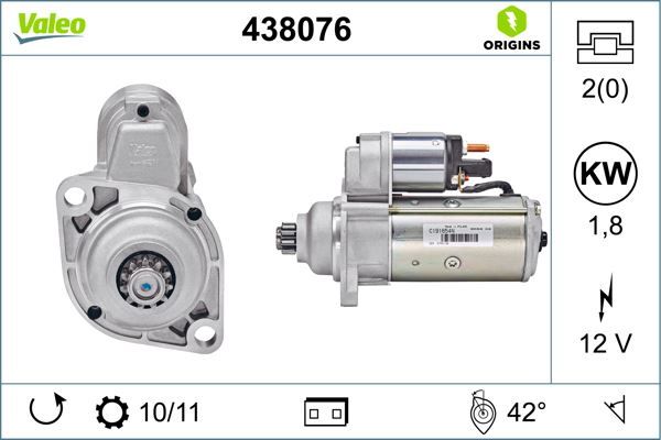 MARŞ MOTORU 12V 2KW 11DİŞ GOLF IV-BORA-PASSAT 1.9TDI AGR-AFN-POLO 1.4TDI AMF