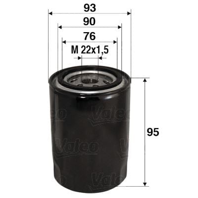 YAĞ FİLTRESİ FIESTA 1.8DI-FOCUS 1.8TDCI-1.8DI/TDDİ-1.8T-CONNECT 02 14 1.8TDCI TRANSIT T15-T12 2.5TD 95 01