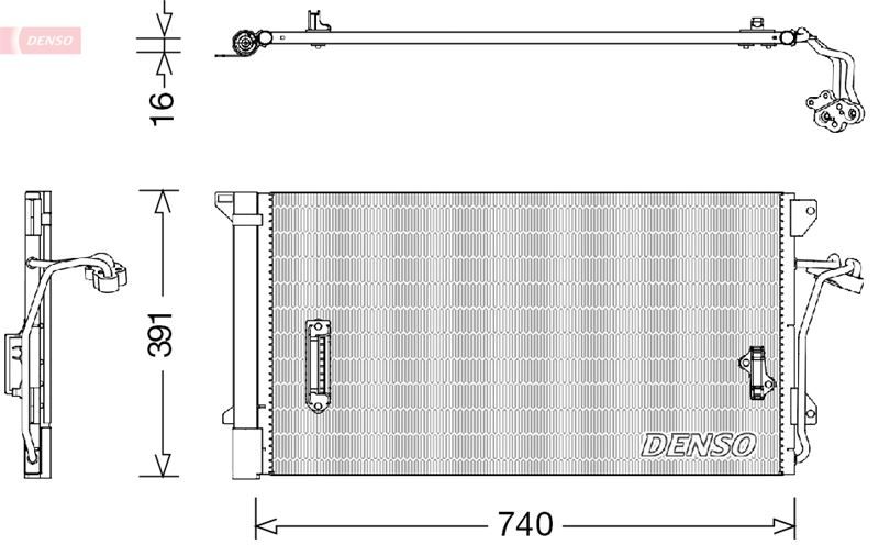 CONDENSER. AİR CONDİTİONİNG AUDI A6 4B. C5 97-05