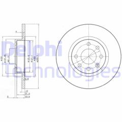 ÖN FREN DISK AYNA VOLVO 440. 460. 480 87 97