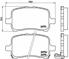 ÖN BALATA OPEL GT 07 CHEVROLET HHR 07-11