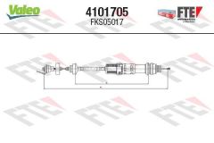 DEBRİYAJ TELİ PEUGEOT PARTNER-BERLINGO DW8B 03-08 yeni tip