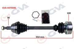 KOMPLE AKS SOL GOLF IV-BORA-A3-LEON-TOLEDO-OCTAVIA 1.9 TDI 554mm