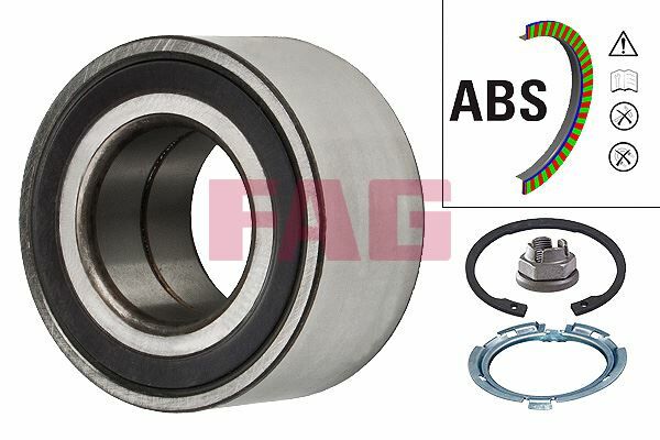 TEKER RULMANI ON MERCEDES CITAN W415 . RENAULT MEGANE CLIO CAPTUR KANGOO LOGAN SANDERO MICRA NOTE ABS LI