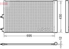 CONDENSER. AİR CONDİTİONİNG MERCEDES-BENZ A-CLASS W176 12-18