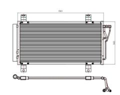 KLİMA KONDENSERİ MAZDA 6 07 690X320X16 OTO.-MEK.