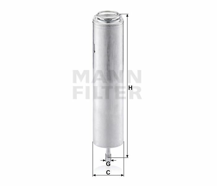 WK5002x YAKIT FILTRESI BMW E81 E82 E87 E88 E90 E46 E60 F10 F06 F07 E65 F01 E83 E70 F15 F16 E70 E71 MINI R55 R56 R57 R59 R60 R61