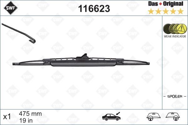 SWF X1 475 mm FORD Fiesta 3 03/89 09/95 ; FORD Fiesta 4 01/98 04/02 ; VW Polo 3 07/94 10/01 .