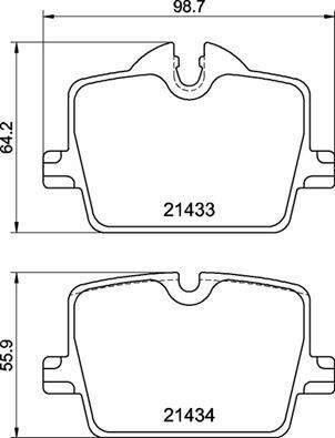 DİSK FREN BALATASI ARKA BMW 330İ 2.0 11/18 BMW Z4 SDRİVE 20İ CABRİO 2.0 11/18