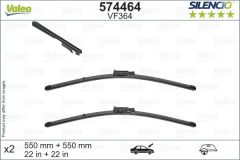 SİLECEK 55 55cm x2 FLATBLADE-MUZ TİPİ VM364 XTRM AUDI A6 04-11