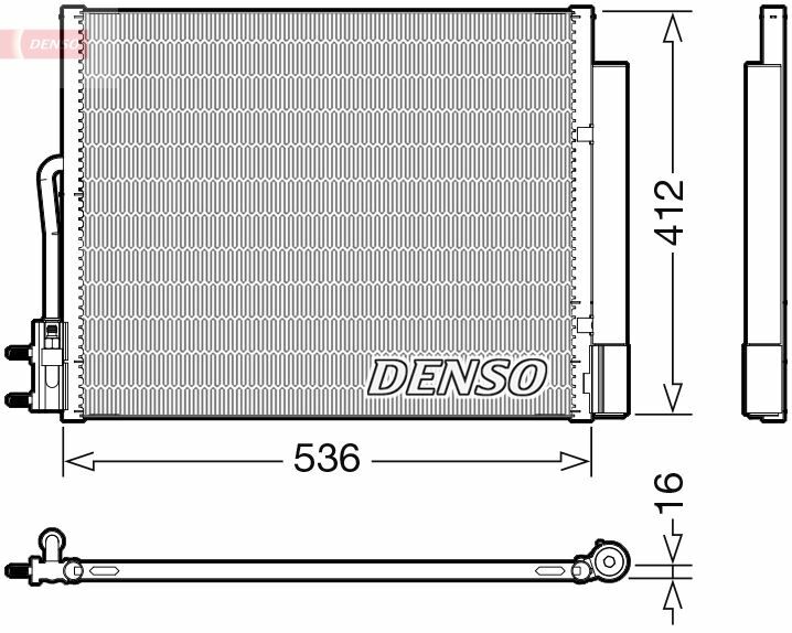 CONDENSER. AİR CONDİTİONİNG OPEL MERIVA B 10-17
