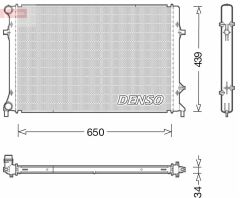 RADİATOR. ENGİNE COOLİNG SKODA SUPERB II 3T 08-15