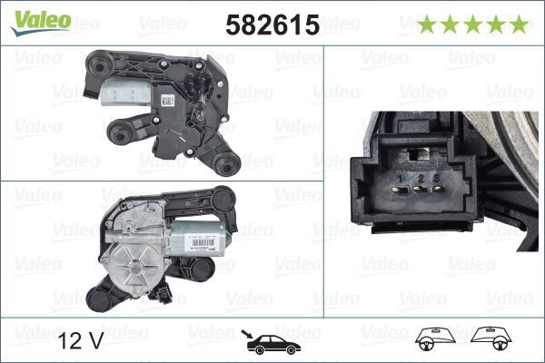 SİLECEK MOTORU ARKA PEUGEOT 208 I CA . CC ; PEUGEOT 208 Box CR