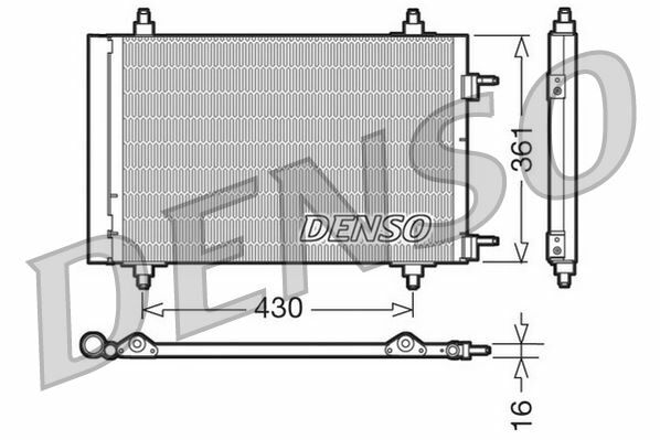 CONDENSER. AİR CONDİTİONİNG CITRO N BERLINGO B9 08-