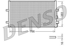 KLİMA RADYATORU KONDENSERİ FORD TRANSİT V348 2.2TDCI-2.3İ-2.4 TDCI-3.2TDCI V347 06 14 725X389X16