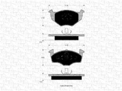 ÖN BALATA POLO 95-01 FABIA 02-14 CORDOBA 98-05 GDB1274 17.30 MM