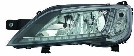 FAR SOL FIAT DUCATO 14 PEUGEOT BOXER 14 CITROEN JUMPER 14 EL.MOT.LEDLİ KROM