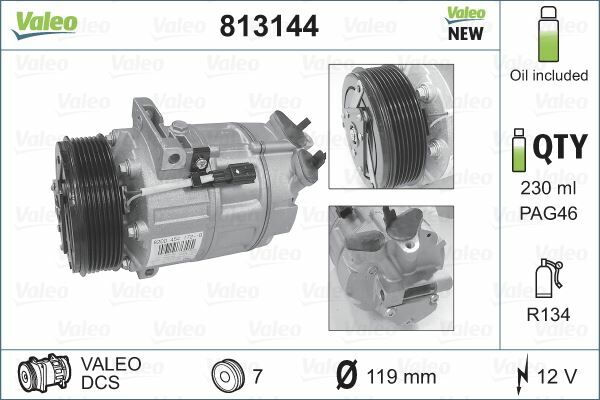 KLİMA KOMPRESÖRÜ TRAFIC 06 -VIVARO 06 -LAGUNA II-PRIMASTER 2.0 DCI