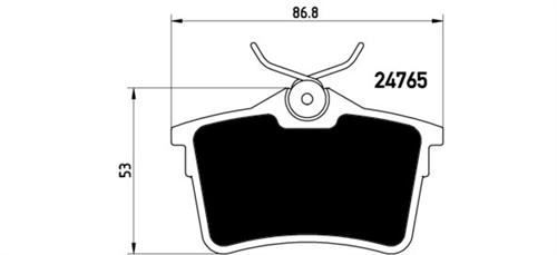 ARKA FREN BALATASI P307 00 09 P308 07 14 PARTNER 08 PARTNER TEPEE 08 BERLINGO 08 C4 04 16 XSARA PICASSO 99 11 DS4 15 18