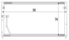 KLİMA KONDENSERİ MAZDA 626 1.8İ 16V-2.0İ 16V-2.0TD 97 OTO.-MEK.