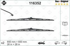 SWF X2 650 650 mm ST YT CITROEN C8. PEUGEOT 807