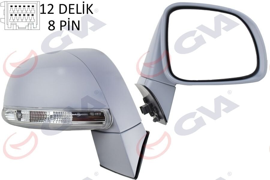 DIŞ DİKİZ AYNASI SAĞ CAPTIVA 07 ELEKTRİKLİ ISITMALI KATLANIR SİNYALLİ ASTARLI ASFERİK