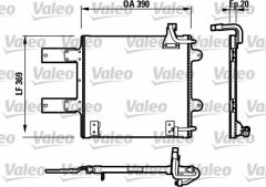 x KLİMA KONDENSERİ POLO 2000 1.4TDI AMF